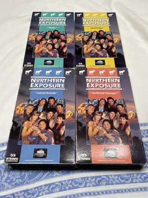 4 Northern Exposure VHS Aurora Borealis, Seoul Mates, Cicely, NW Passages Lot Foto 1 de 4