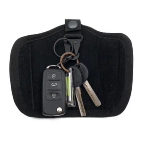 Silent Key Holder for Duty Belt Key Pouch Key Ring Silent Holder Foldable KeyBag - Picture 1 of 11
