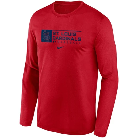 St. Louis Cardinals Nike Authentic Collection Performance Long T-Shirt Men's 3XL Cover