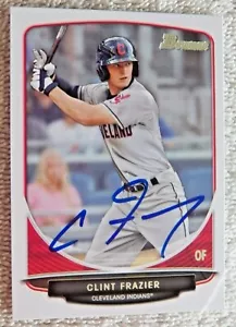 Cleveland Indians Clint Frazier signierte Bowman-Karte 2013 - Bild 1 von 1