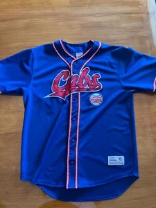 Chicago Cubs Trikot Herren mittelblau True Fan Chicago Cubs Baseball Jersey - Bild 1 von 5