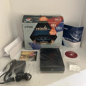 TDK Velocd 48164 UE hi speed. USB 2.0 external cd burner. - Picture 1 of 24
