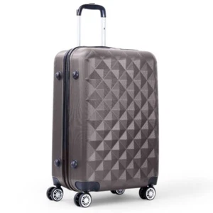 Koffer Hartschale Trolley Reisekoffer Tasche Gepäck XHA006 M Braun - Bild 1 von 11