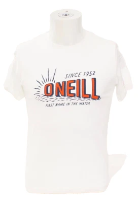 O'Neill M White Short Sleeve Signature Graphic Tee T Shirt Custom Fit - Image 1 of 4