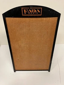 Scarce Vintage FADA RADIO Advertising Display Easel Stand - Display Area 12 x 18 - Picture 1 of 5