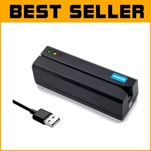 Compact USB Card Writer & Reader - 3 Track Encoding with 20 Free Blank Cards - Picture 1 of 6