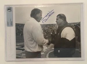 Mike Ditka Signed Auto Original Press Photo 8x10 BAS Chicago Bears Mike Holmgren - Picture 1 of 2