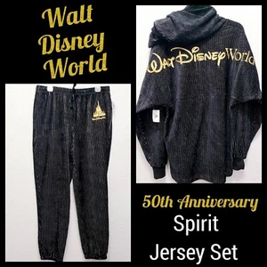 GRANDE Set Felpa e Pantaloni Spirit Jersey* 2021 Walt Disney World 50° Anniv Luxe - Foto 1 di 13