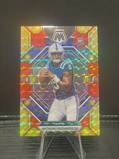 Anthony Richardson 2023 Panini Mosaic Choice #282 Red /Yellow Prizm RC 55/80