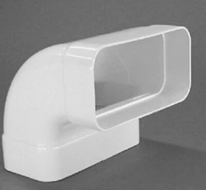 Flachkanal 150x70mm Bogen 90° senkrecht Abluft Dunstabzug Lüftungsbogen Küche - Bild 1 von 3