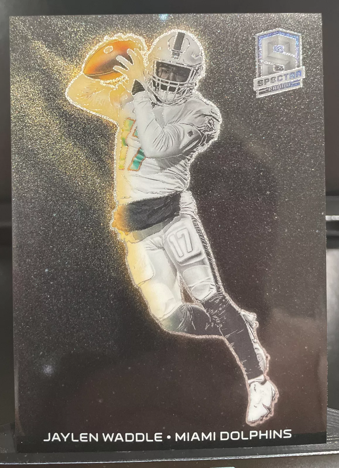 2023 Spectra Football Jaylen Waddle Solar Eclipse SP Case Hit - DOLPHINS🔥🔥