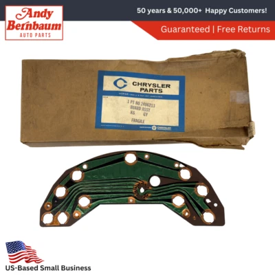 1965-1966 Chrysler Instrument Panel Upper Printed Circuit Board 2496213 NOS - Image 1 of 4