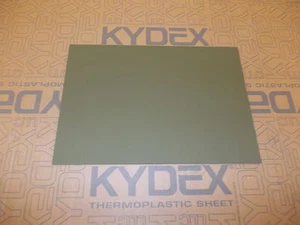 2 mm A4 KYDEX T Sheet 297 mm x 210 mm P-1 Olive Drab Green 32140,Holster Sheath - Picture 1 of 3