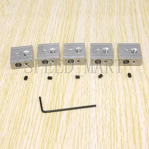 5X Conjunto de Bloque de Calentador de Aluminio Extrusora Hot End para Impresora 3D Makerbot NUEVO - Imagen 1 de 7