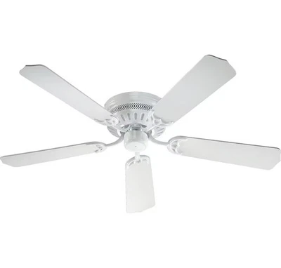 Quorum 11525-6 Custom Hugger 52" 5-Blade Indoor Ceiling Fan in White - Image 1 of 2