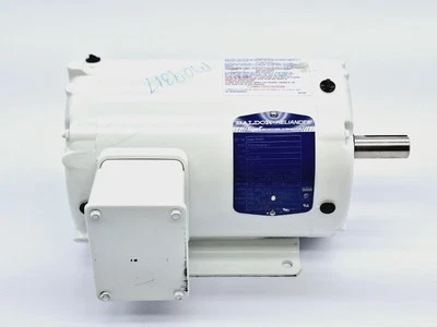 BALDOR EWDM3546T Washdown Duty Motor 1HP 143T-FR 7/8"-Shaft 60Hz 3PH TENV - Image 1 of 4