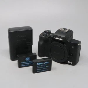 Canon EOS M50 Mark II 24.1MP Mirrorless Camera - Black (Body Only) - Picture 1 of 11