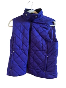 Lauren Ralph Lauren Active lila Damen Steppweste Gr. Medium Reißverschlusstaschen - Bild 1 von 11