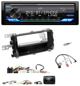 JVC Bluetooth DAB USB Lenkrad Autoradio für Toyota Auris 2013-2015 schwarz - Bild 1 von 10