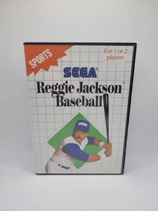 Reggie Jackson Baseball (Sega Master, 1988) komplett mit Handbuch CIB - getestet! - Bild 1 von 6