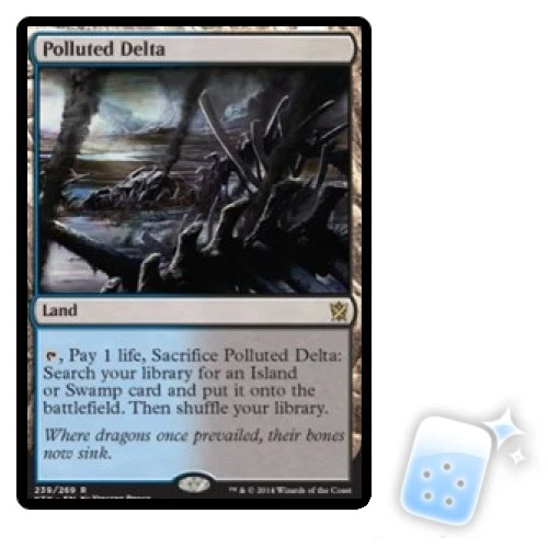 POLLUTED DELTA Khans Of Tarkir KTK Magic MTG MINT CARD - Image 1 of 1