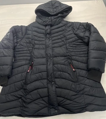 Chaqueta Canada Weather Gear Mujer Grande Con Capucha Acolchada Invierno Parka Abrigo Cálido Foto 1 de 4