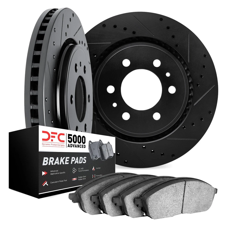 For Cadillac XT5 17-20 DFC PRO-KIT 5000 Drilled & Slotted Front Brake Kit - Imagem 1 de 1