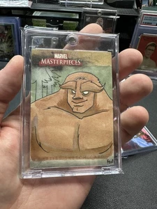 2008 Marvel Masterpieces 1/1 Sketch - Karen Krajenbrink - Sasquatch - Picture 1 of 2