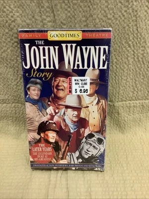 John Wayne Story The Later Years 1994 Goodtimes VHS NEW SEALED Foto 1 de 3