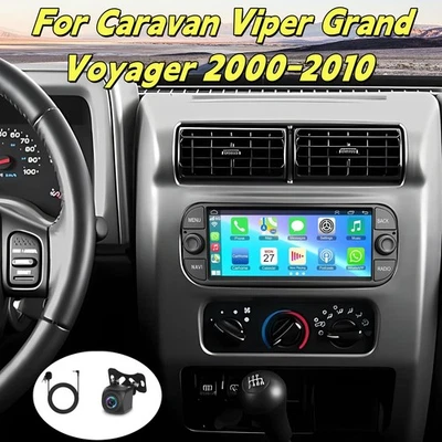 CarPlay For Dodge Viper 2000-2008 2009 2010 ANDROID GPS NAVIGATION CAR RADIO - Image 1 of 4