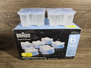 Cartuchos de recarga Braun Clean & Renew 8 unidades paquete de 1-6 nuevos en caja +2 individuales - Imagen 1 de 3
