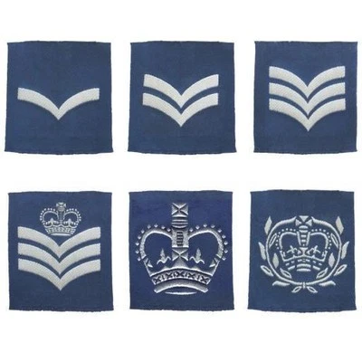 RAF ATC Blue NCO/WO Rank Slides - Image 1 of 2