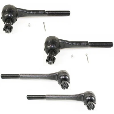 Extremo de barra de amarre para Chevrolet C10 1975-1986 delantero izquierdo y derecho interior y exterior tracción trasera Foto 1 de 4