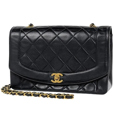 Bolso de hombro Chanel Diana Matelasse cadena solapa única A01165 #BS201 Foto 1 de 4