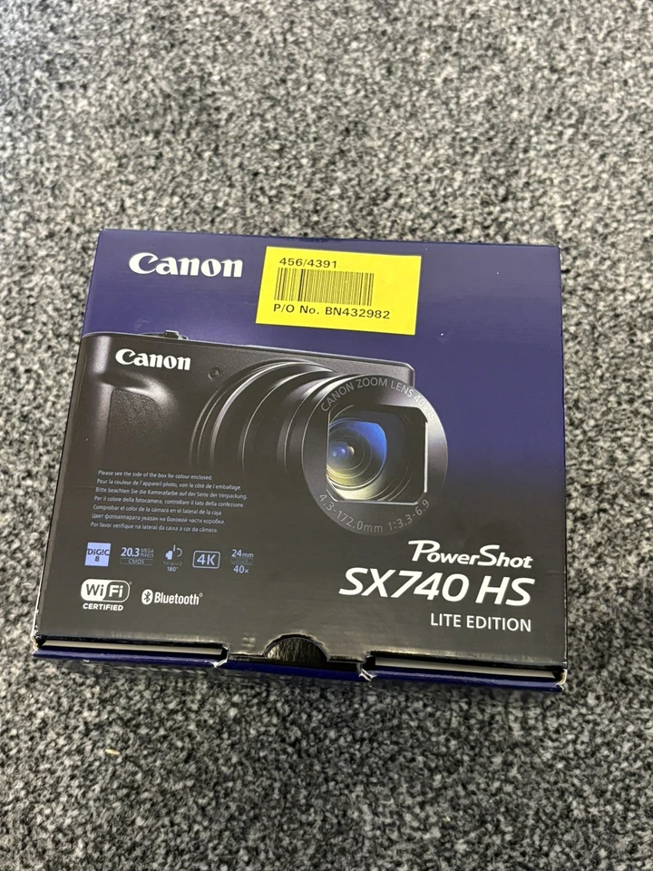 Silver Canon PowerShot SX740 HS 4K WiFi Camera Lite Edition | In Hand 📸 - Image 1 of 4