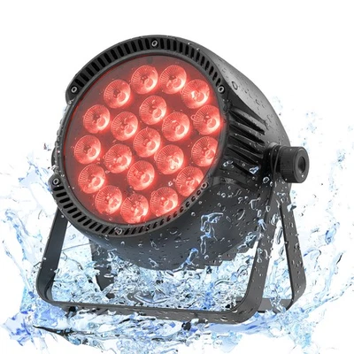 300W IP65 Waterproof 4in1 RGBW Par Light Touch Button Control DMX512 Stage Light - Image 1 of 4