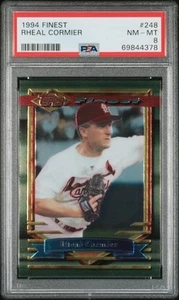 1994 Finest Baseball Rheal Cormier #248 PSA 8 St. Louis Cardinals - Picture 1 of 2