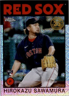 2021 Topps Update '86 Topps Silver Pack #86C46 Hirokazu Sawamura - BB - Image 1 of 2