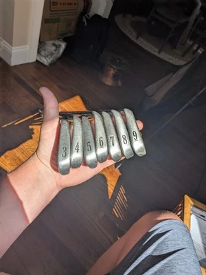 Titleist 990B Golf Iron Set (3-9) - Eagle Flight Single Flex Shaft - Image 1 of 4