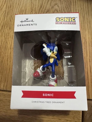 Sonic the Hedgehog Hallmark Christmas Tree Ornament Decoration New In Box.