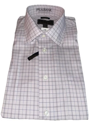 HOMBRE Camisas de Vestir Grandes 16/36 Jos.A.Bank Ajuste A Medida (Lavanda) Foto 1 de 4