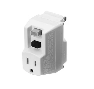 14650006-6 Shockshield weiß GFCI Stecker mit Überspannungsschutz; perfekt für Pow... - Bild 1 von 1