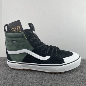 Vans Sk8-Hi MTE-2 'Black Green' Waterproof Boots VN0007NKYJ7 Men's Size 10 NWT - Picture 1 of 8