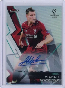 James Milner 2018-19 Topps Finest UEFA Champions League  Autographs #82 - Picture 1 of 2