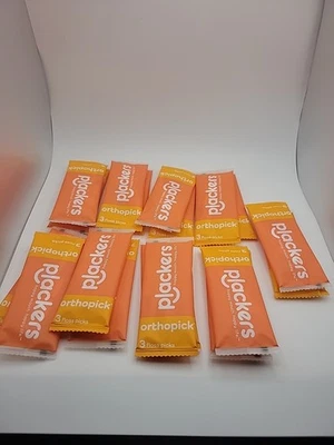 Packers Orthopicks (3 Floss Picks Inside) Desgined For Braces. 18ct - Image 1 of 3