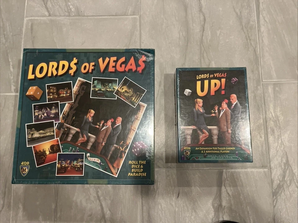 Lords of Vegas and Lords of Vegas Up! Expansion Board Game by Mayfair Games - Image 1 of 2