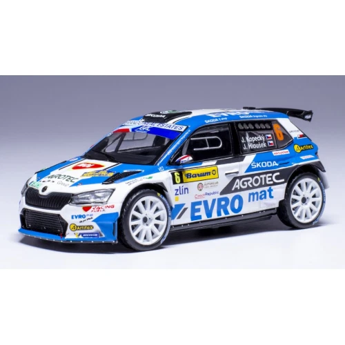 SKODA FABIA RALLY2 E N.6 BARUM RALLY 2021 KOPECKY-HLOUSEK 1:43 Ixo Model Auto Ra - Immagine 1 di 1