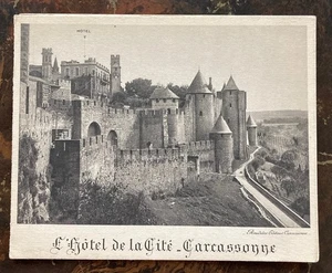Three-fold brochure for L’Hôtel de la Cité, Carcassonne, France, ca. 1930 - Picture 1 of 5
