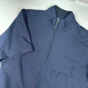 Cutter & Buck WindTec Pullover Herren M Navy Golf Windbreaker Swedish Match - Bild 1 von 10