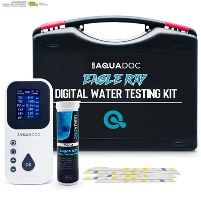 Digitales Wassertestset - Digitaler Whirlpool Wassertester für Pool - Digital Chlo - Bild 1 von 4